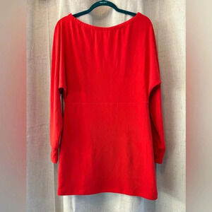 PIAO LIANG FU SHI, Size XL Women’s Sweatshirt‎ Dress. Sweatshirt Material. Red
